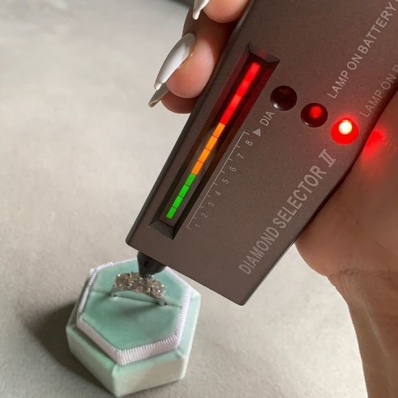 3pcs stone bridal engagement wedding ring - Picture 16 of 16